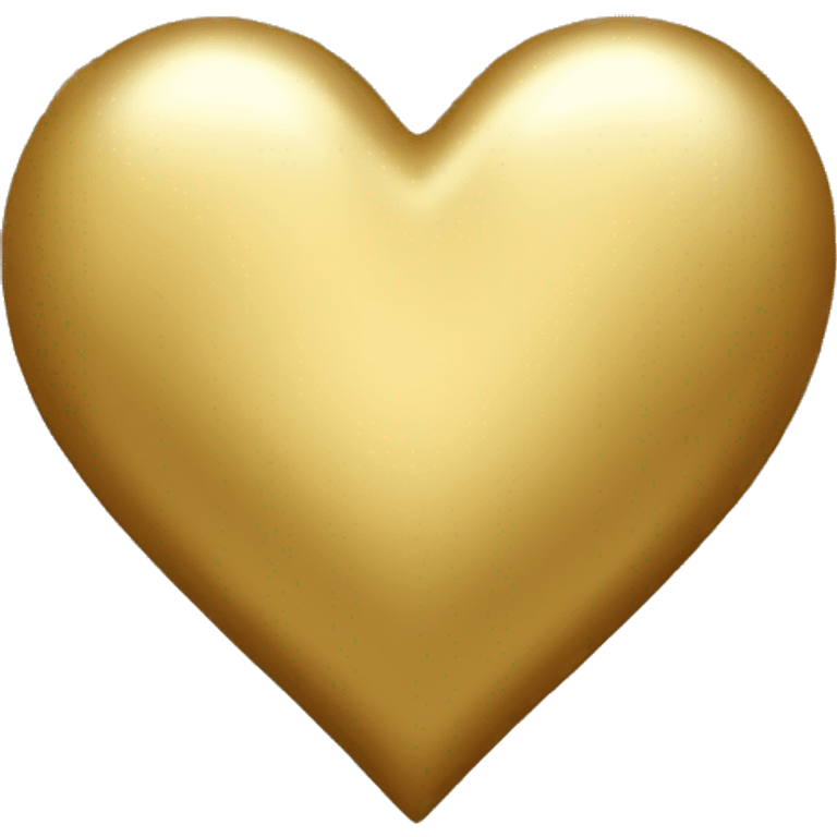 Gold heart  emoji