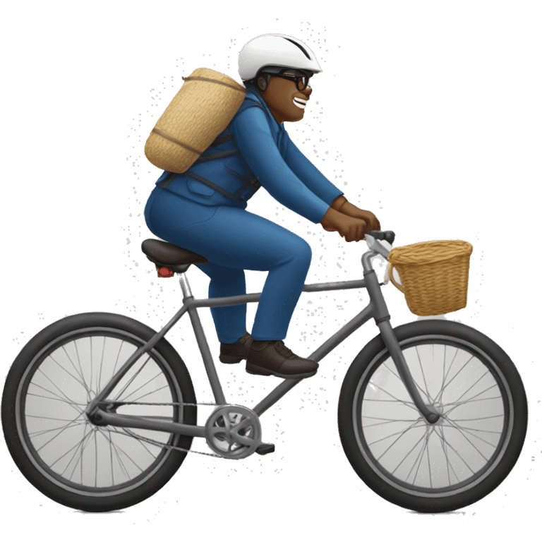 tshisekedi sur  un velo   emoji