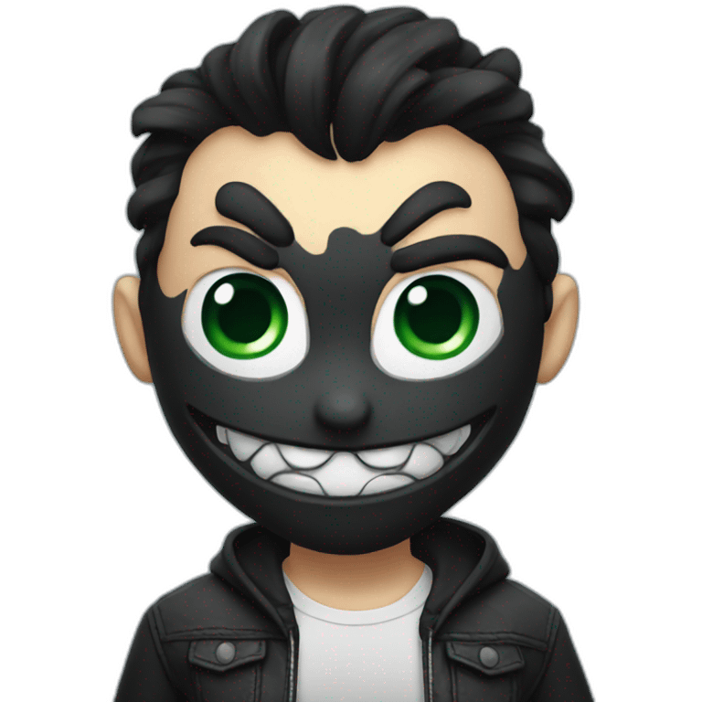 Venom looking cute emoji