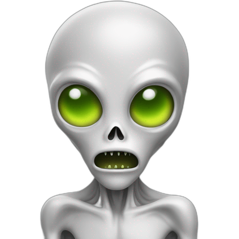 Alien qui fume emoji