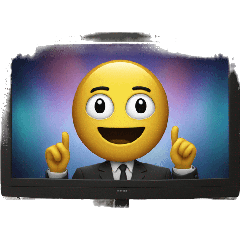 Netflix on a modern TV  emoji