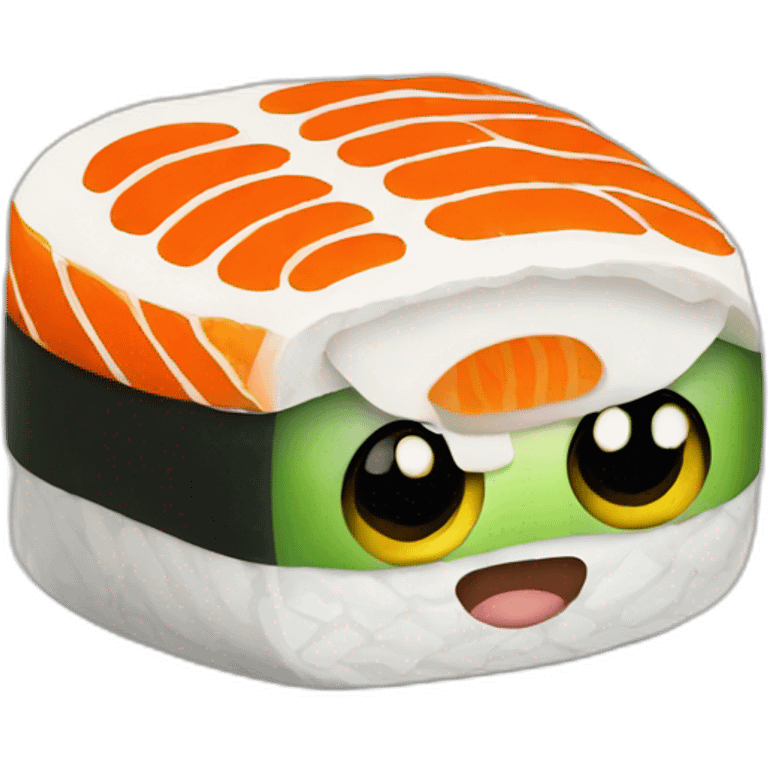 Sushi mit Augen emoji