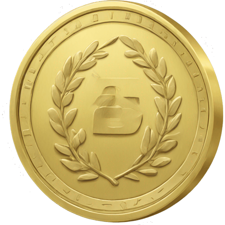 laurel gold coin emoji