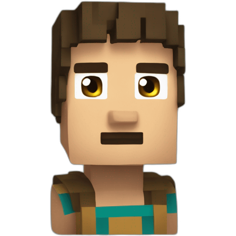 Steve minecraft emoji