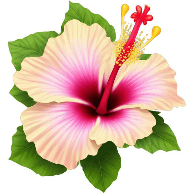 hibiscus flower emoji