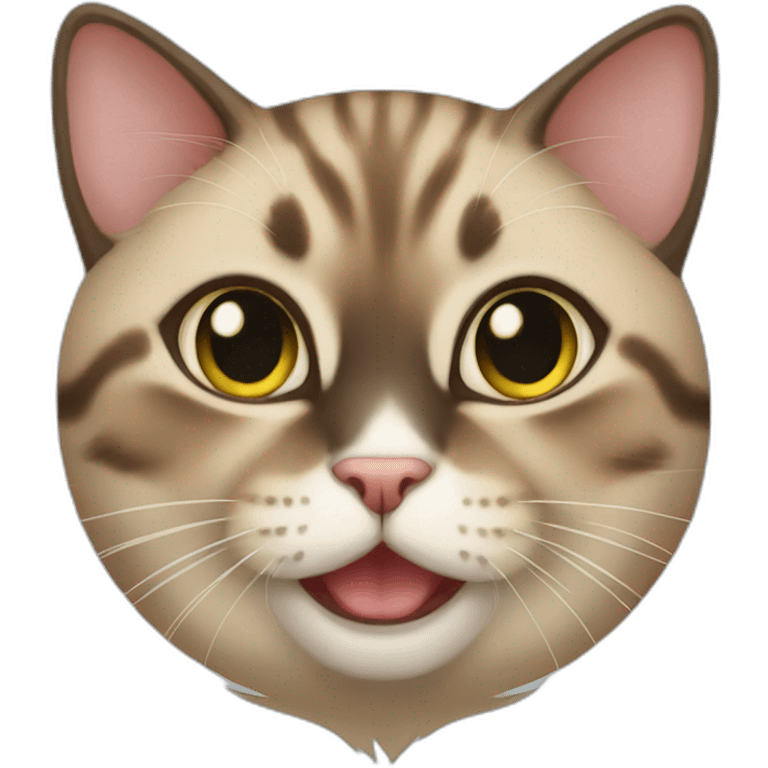 down syndrome cat emoji