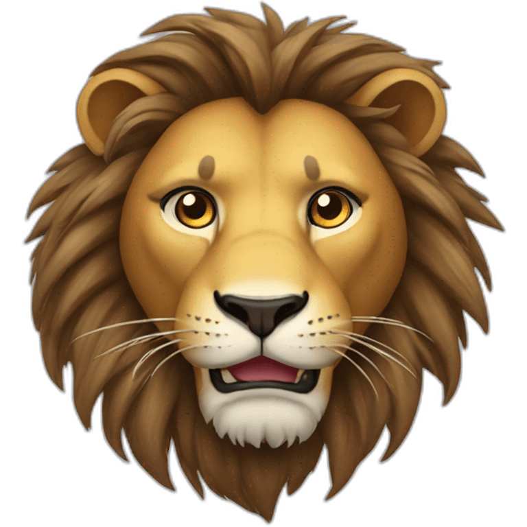 Lion attitude  emoji