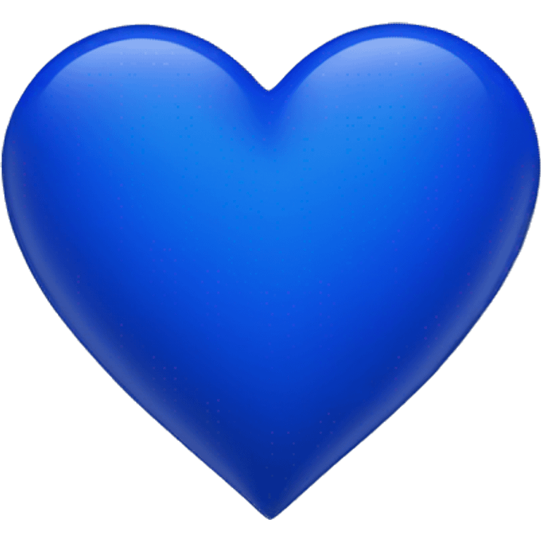 Cobalt blue heart emoji