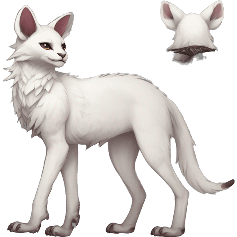 Modern Rare Fantasy Vernid-Trico-species by LiLaiRa, markings, full body emoji