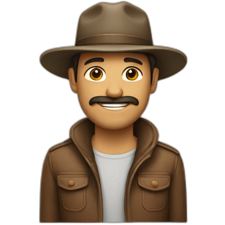 hombre con pasamontañas emoji