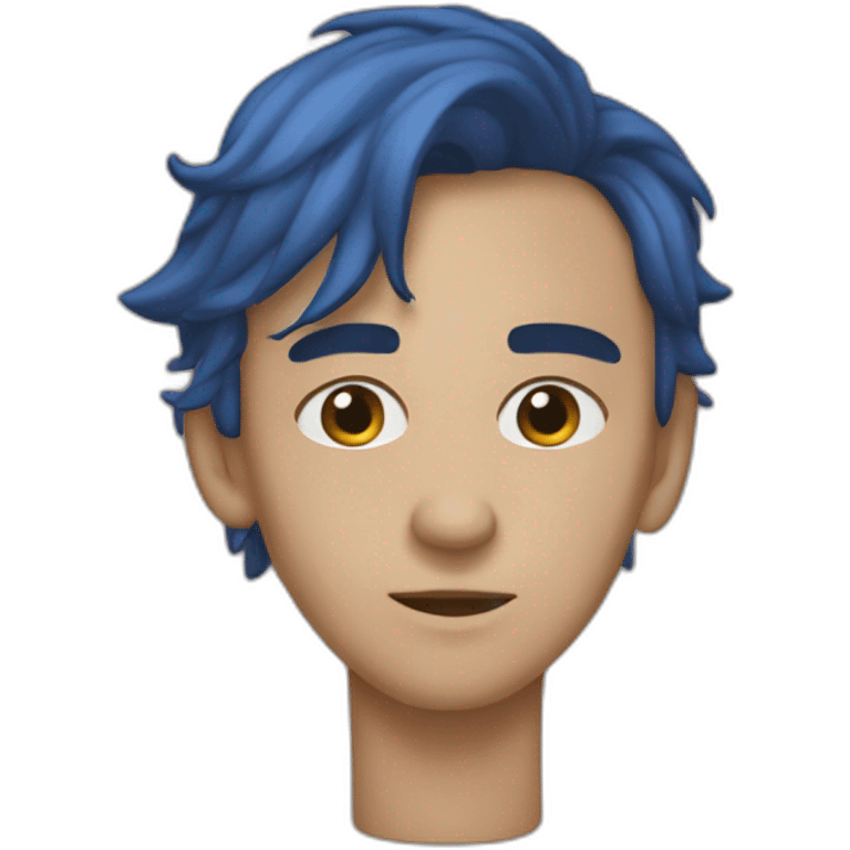 Bluelotuswithoutstam emoji