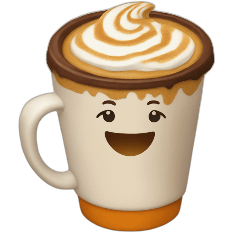 pumpkin latte emoji