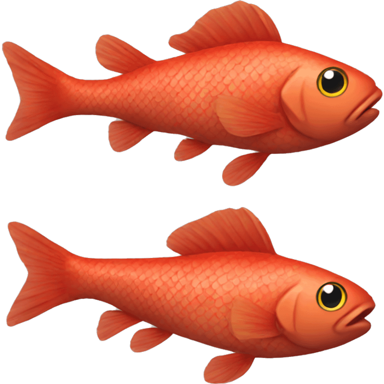 Red fish emoji