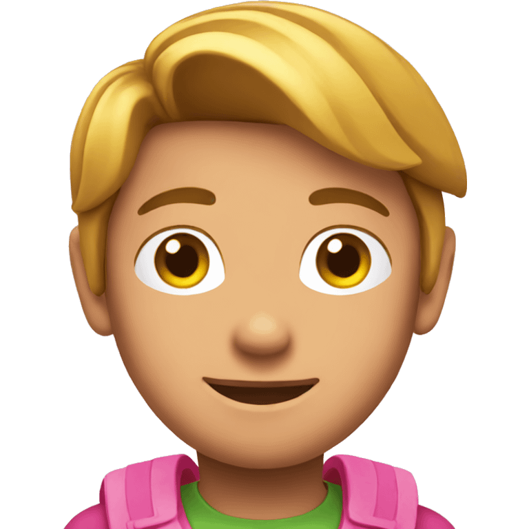 link emoji pink emoji