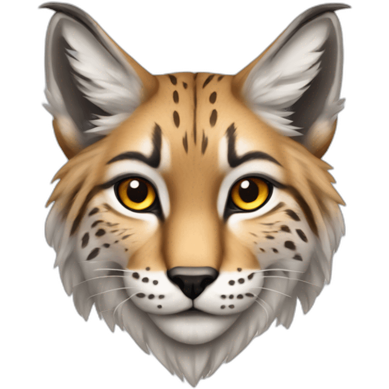 Lynx sur renard emoji