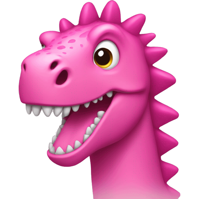 pink dinosaur  emoji