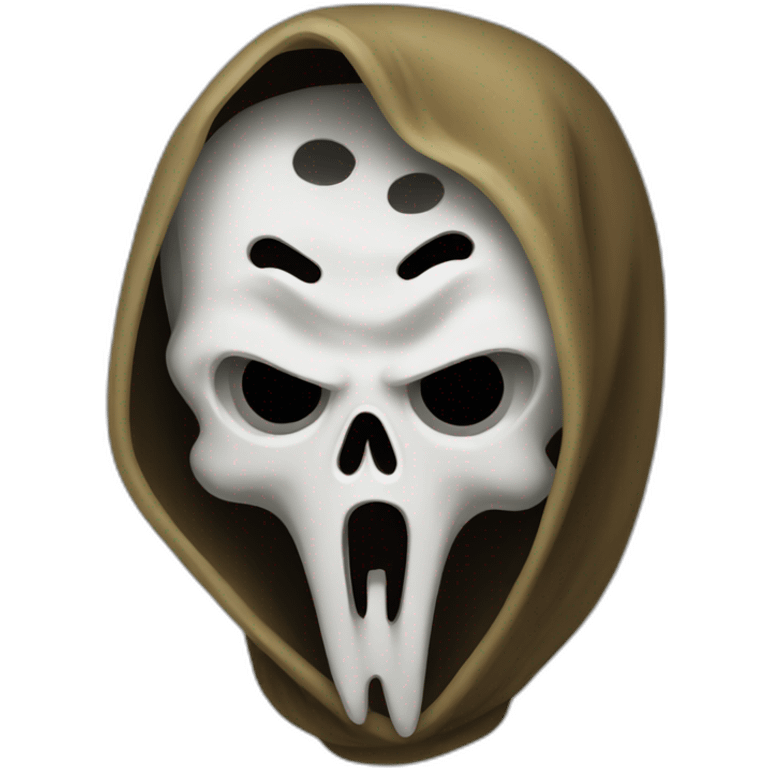 Ghostface scream emoji