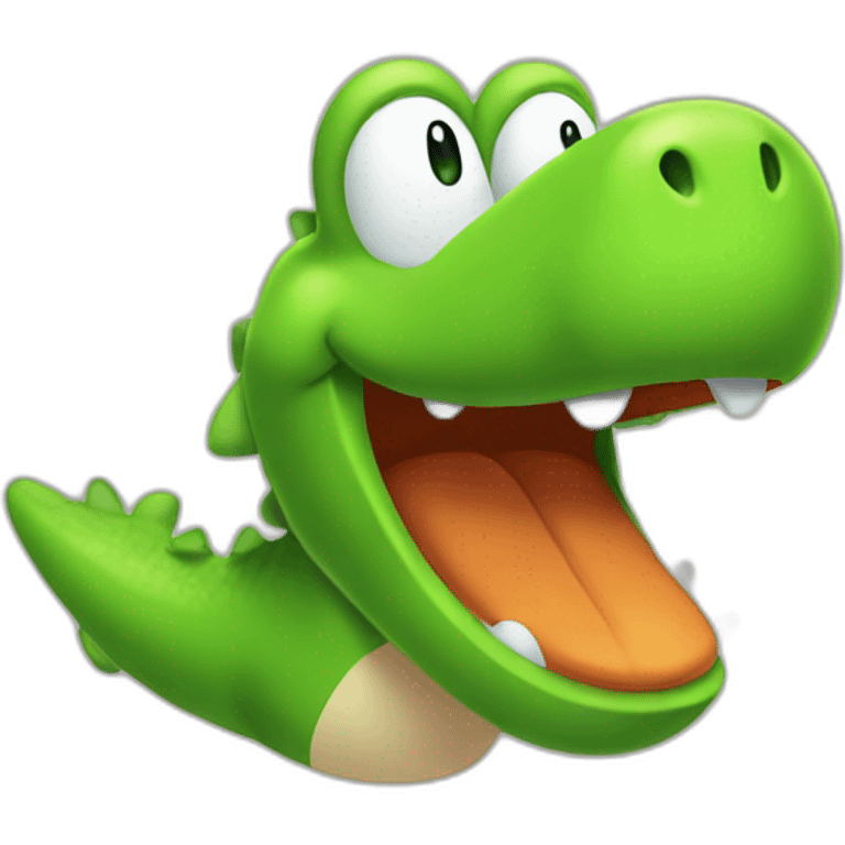 Yoshi face emoji