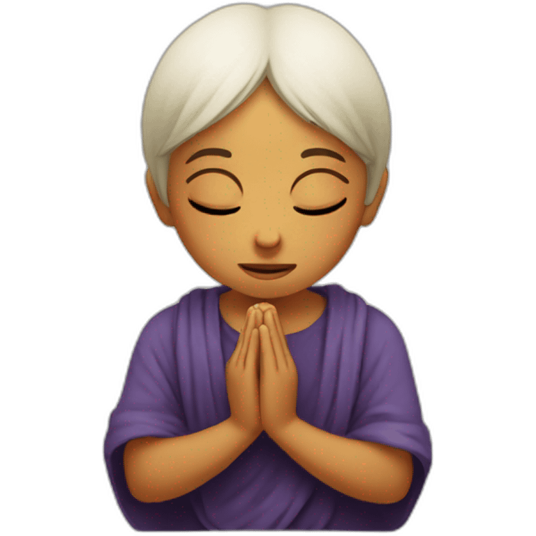 Hasbulla face praying emoji