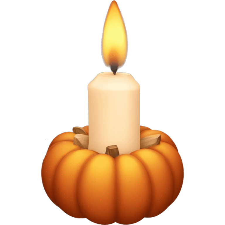 fall candle emoji