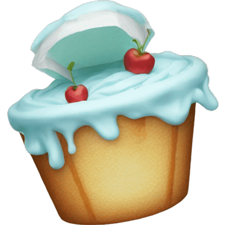 cake in the garbage emoji