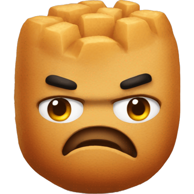 Angry Tater tot  emoji