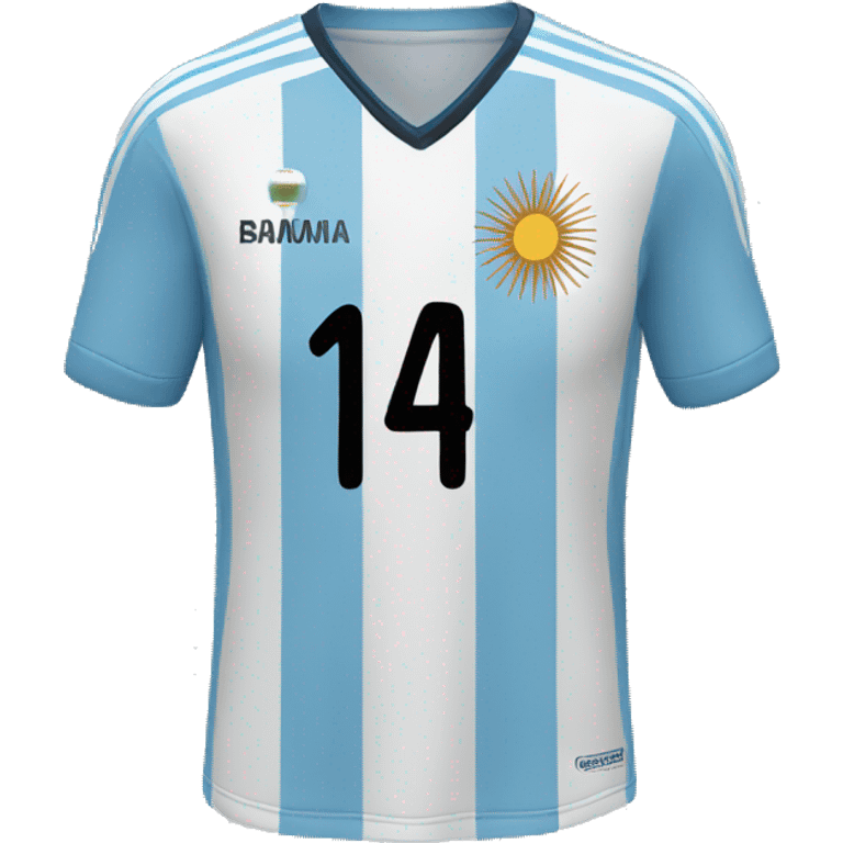 Argentina soccer jersey emoji