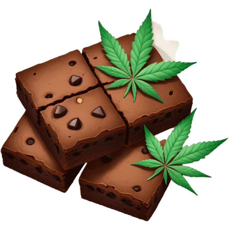 weed brownies emoji