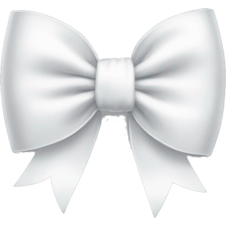 white bow emoji