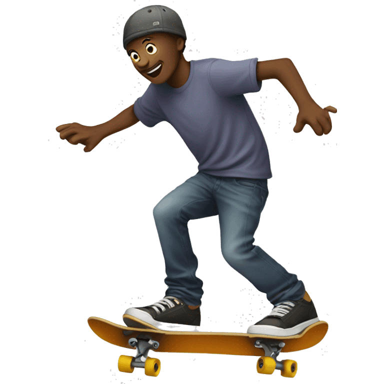 Skateboarding guy emoji