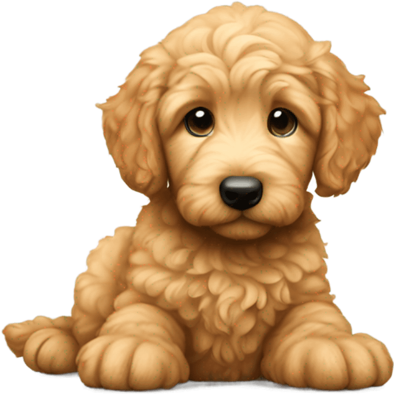 golden doodle puppy emoji