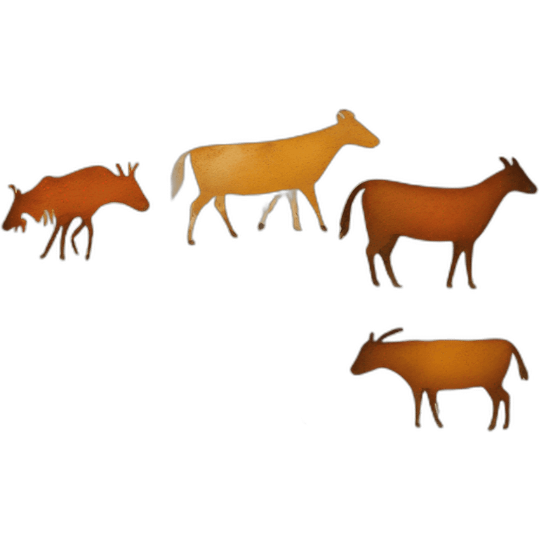 Lascaux cave paintings emoji