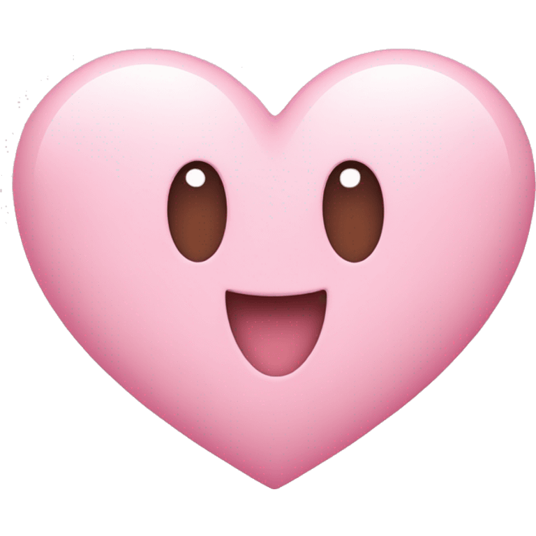 pastel pink heart emoji