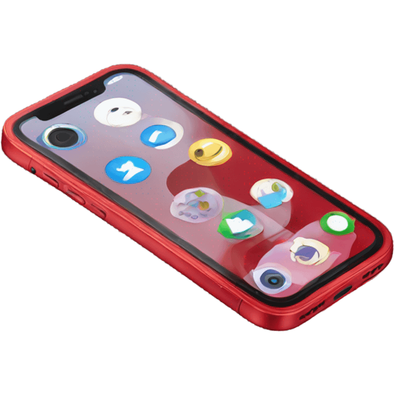 iPhone 13 red emoji