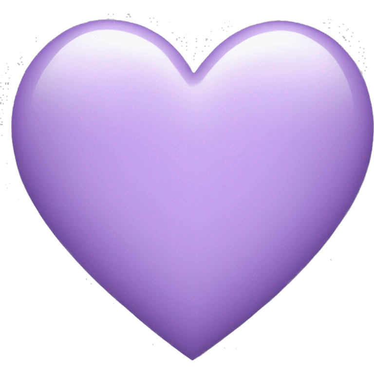 Light purple heart emoji