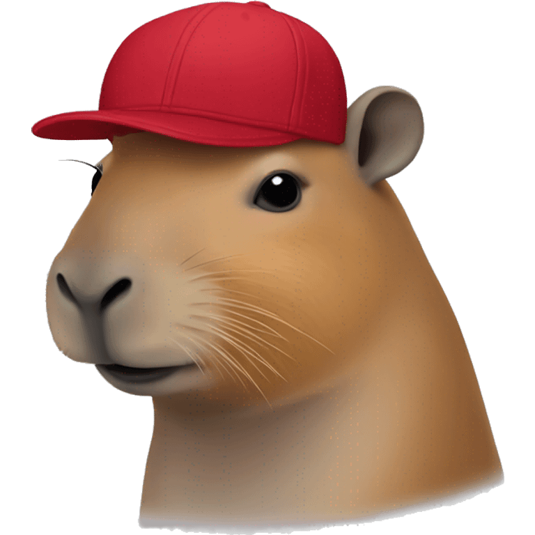 capybara with gucci cap emoji