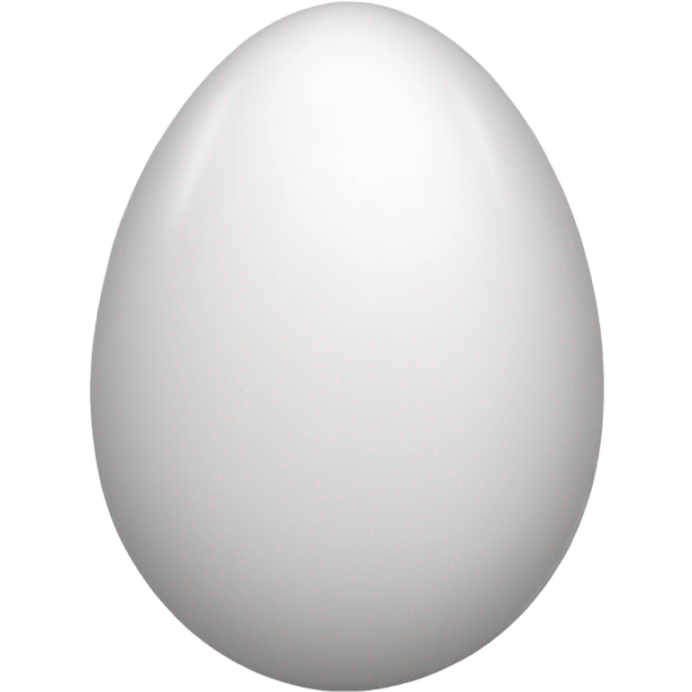 A classic egg emoji. emoji