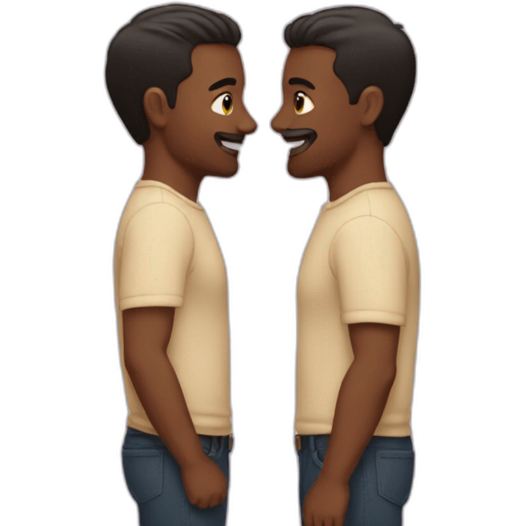 gay couple men emoji