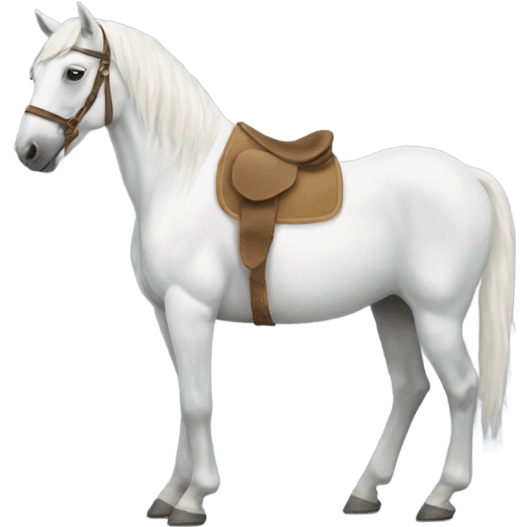 White Horse with pants emoji