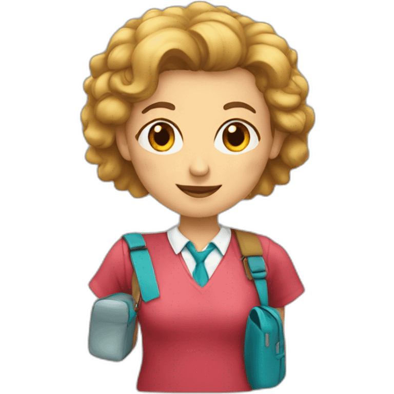 Kindergarten teacher emoji