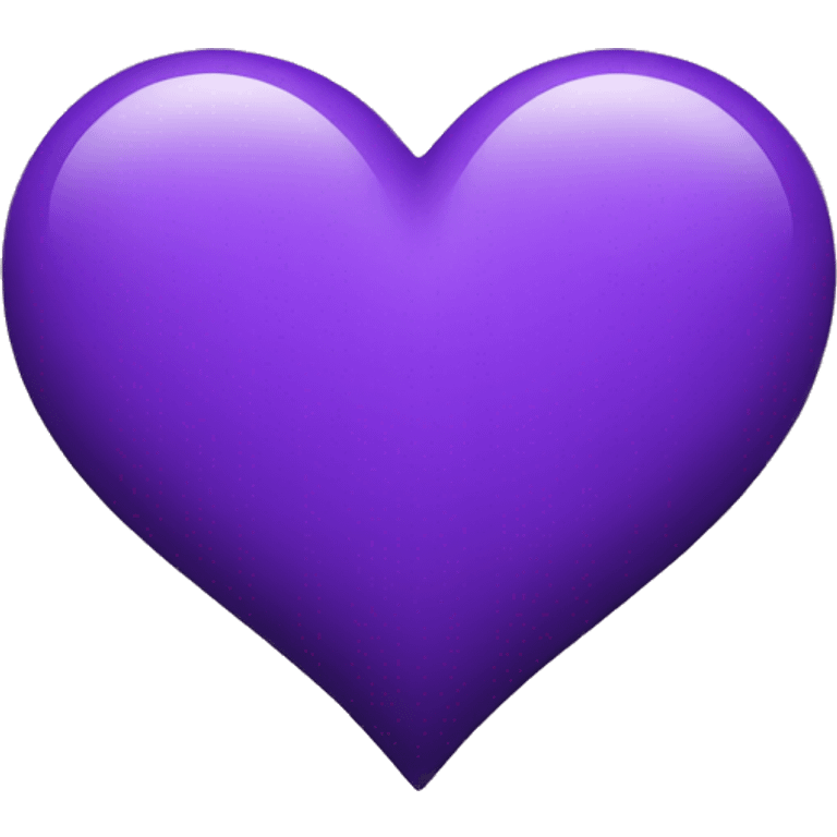 Heart purple and black emoji