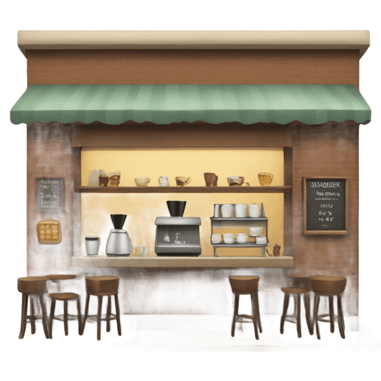 Coffee shop emoji