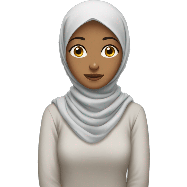 HIJABI GIRL WITH THE EYES CLOSED emoji