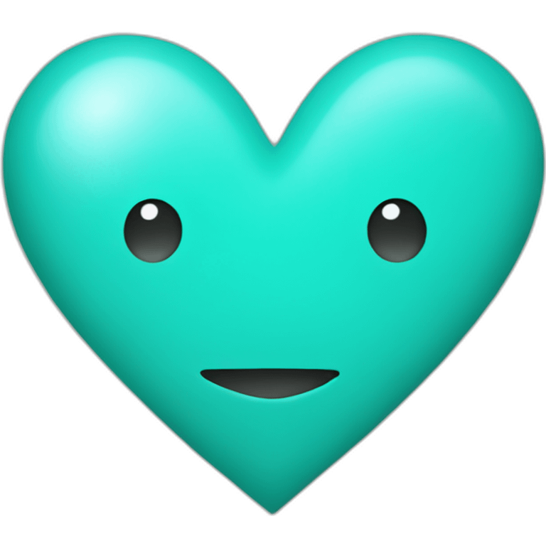 "I ❤️ CC" in turquoise emoji