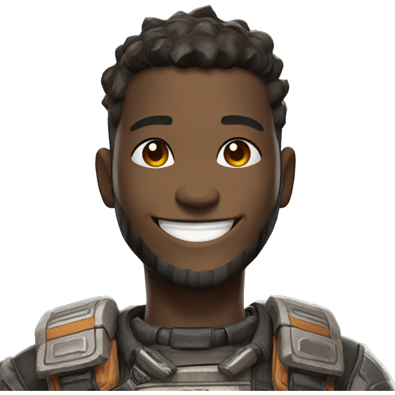 Apex legends character smiling emoji