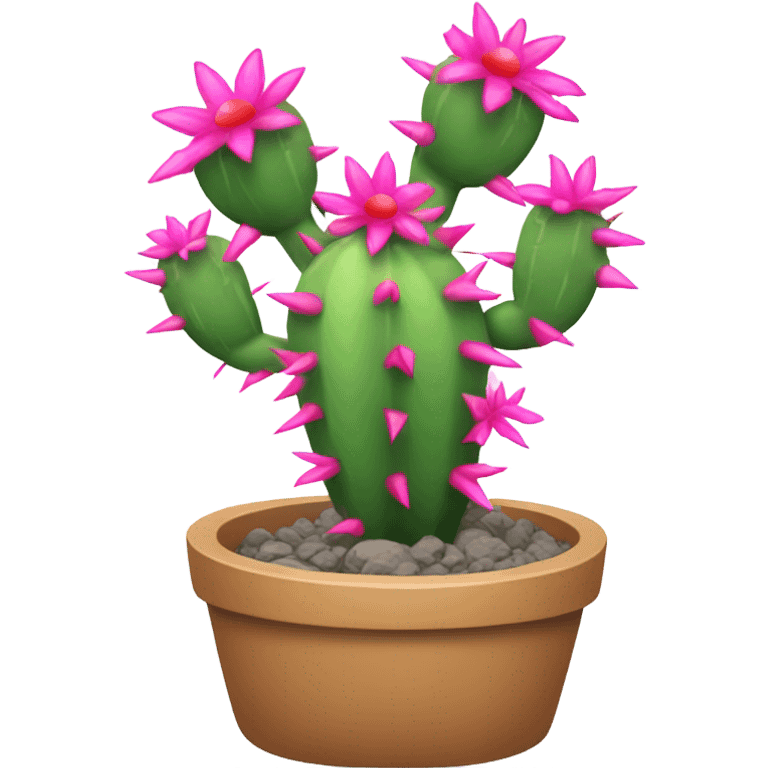 Pink kaktus emoji