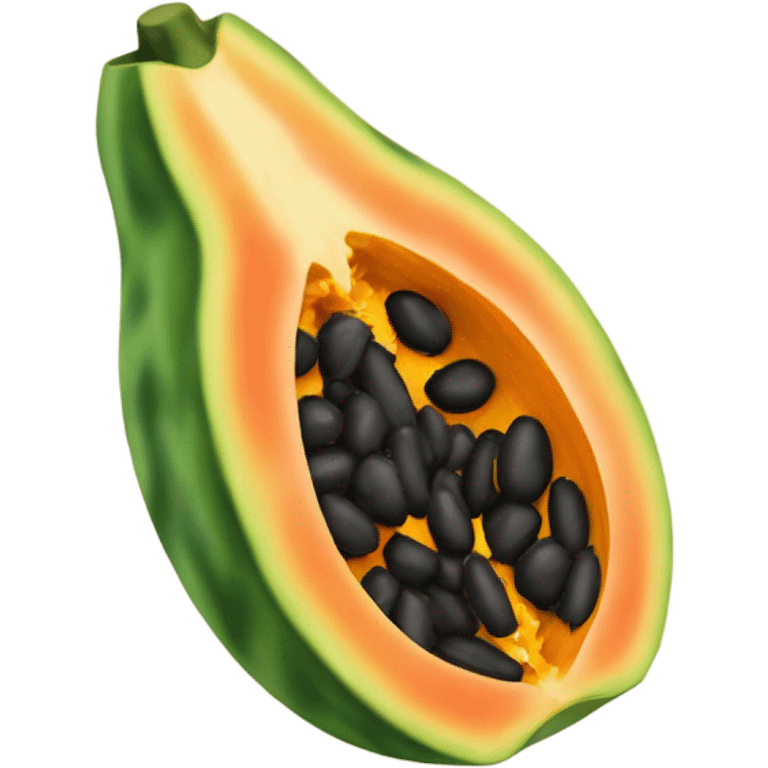 papaya emoji