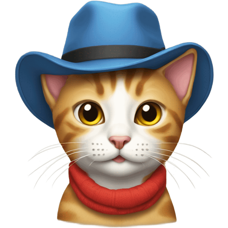 Cat with a hat emoji