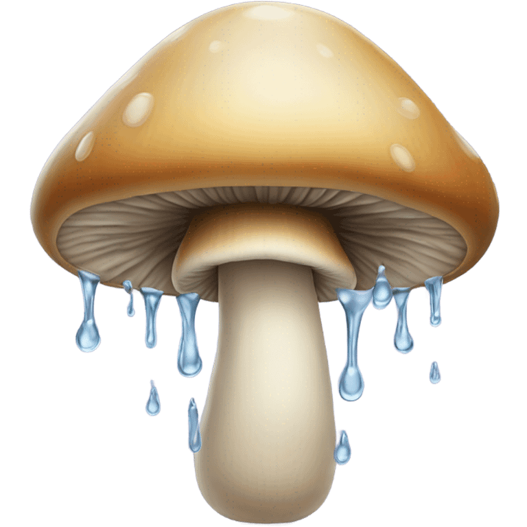 Crying mushroom emoji