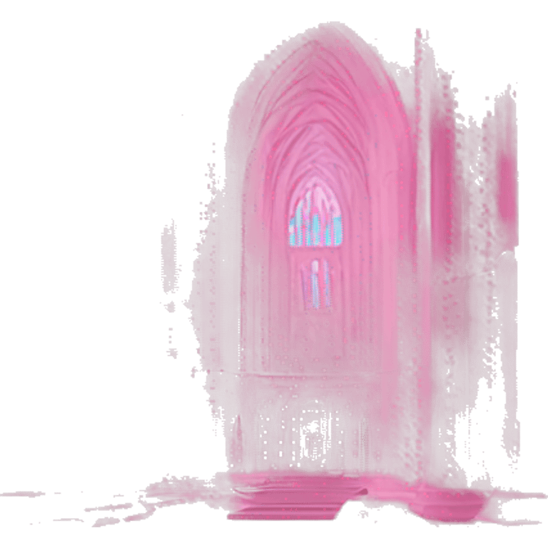 Pink cathedral emoji